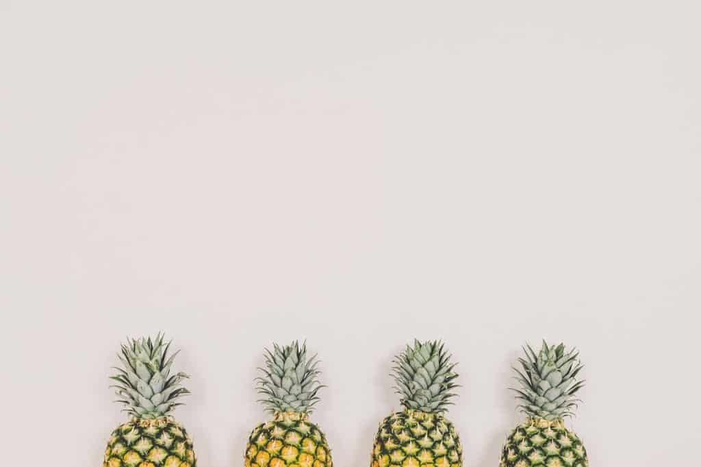 multiple pineapples